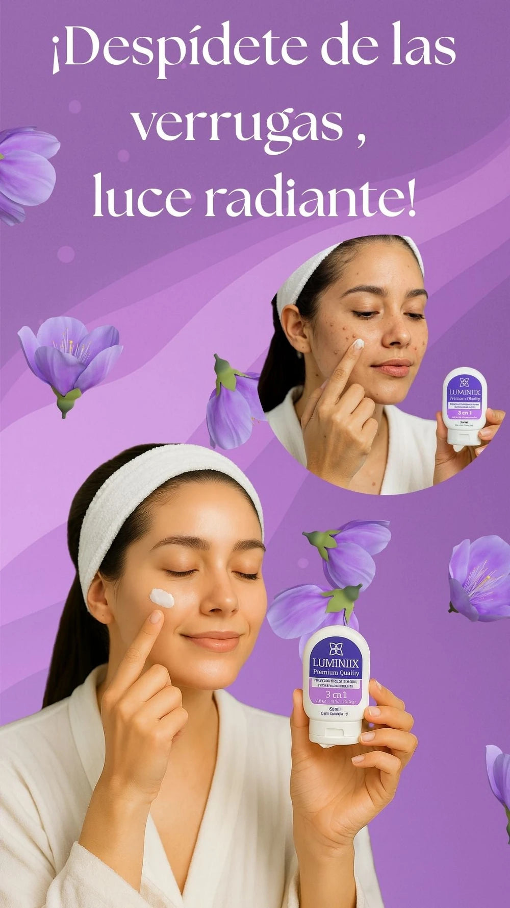 Tratamiento Eliminador de Verrugas Luminiix