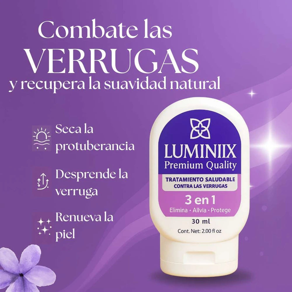 Tratamiento Eliminador de Verrugas Luminiix